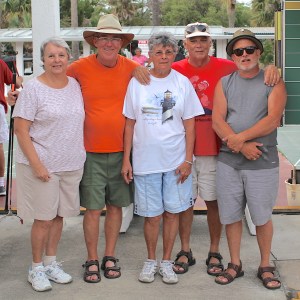 CMS Volunteers: (L-R) Connie, Bill, Mary, Arden and Tom
