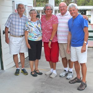 CMS Volunteers (L-R): John, Marguerite, Joan, Gerry and Jerry