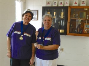 Johnnie Connor and Connie Bousquet, (Barb Fortini was absent)