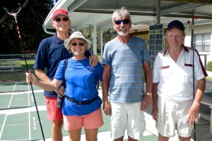 Randy Radke, Bonnie Radke, Dennis Buell and Ron Raymond.